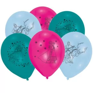 Amscan Balony "Frozen - Kraina Lodu", pastel mix, 10", 10 szt 999366 - Urodziny dziecka - miniaturka - grafika 1