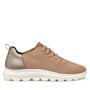 Sneakersy Geox D Spherica D55NUB 09T2N C5000 Brązowy - Sneakersy damskie - miniaturka - grafika 1