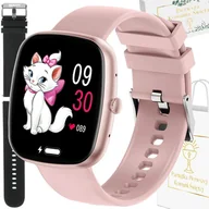 Smartwatch - Gravity GT18-1 Czarny, Różowy - miniaturka - grafika 1