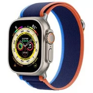 Akcesoria do smartwatchy - Pasek wymienny CubeNest Trail Loop na Apple Watch 42/44/45/Ultra 49 mm (B02N4L01) Niebieski/Pomarańczowy - miniaturka - grafika 1