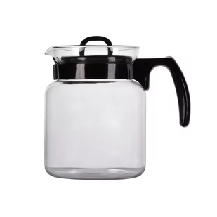 Dzbanek do kawy i herbaty szklany Tadar Ava 1,45 l czarny - Dzbanki i imbryki - miniaturka - grafika 1