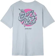 Koszulki i topy damskie - t-shirt damski SANTA CRUZ SERPENT JAPANESE DOT TEE Sea Ice - miniaturka - grafika 1