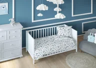 Pościel dla dzieci - Poszewka 40x40 morska biała niebieska dziecięca zapinana na suwak KARO Kraina Snów - miniaturka - grafika 1