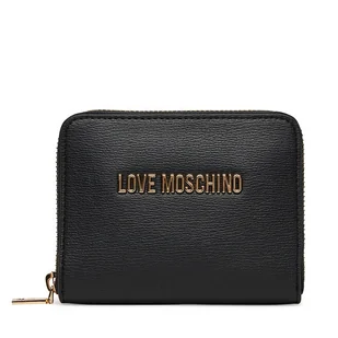 Mały Portfel Damski LOVE MOSCHINO JC5702PP1MLD0000 Czarny - Portfele - miniaturka - grafika 1