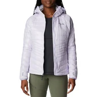 Odzież trekkingowa damska - Kurtka puchowa damska Columbia Platinum Peak Hooded - miniaturka - grafika 1