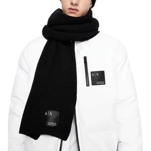 ARMANI EXCHANGE ORYGINALNY SZALIK MĘSKI - Apaszki i szaliki męskie - miniaturka - grafika 1