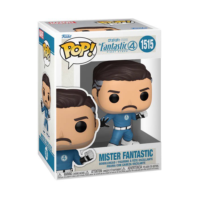 Funko , POP!, Superbohaterowie, Marvel, figurka kolekcjonerska, Mister Fantastic - Pan Fantastyczny