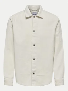 Only & Sons Koszula Sanson 22030732 Biały Regular Fit - Koszule męskie - miniaturka - grafika 1