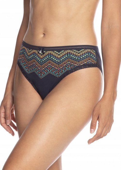 LAMA Figi Damskie Bikini WIELOKOLOROWE r. S, 2 szt.