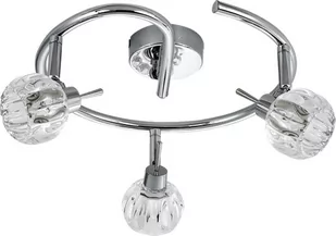 Candellux BOMBOLA LAMPA SUFITOWA SPIRALA 3X40W G9 CHROM BEZ ŻARÓWEK - Lampy sufitowe - miniaturka - grafika 1