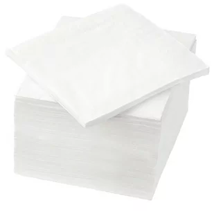 Serwetki białe 33x33 cm aż 100 szt. - Dekoracje i nakrycia stołu na imprezę - miniaturka - grafika 1