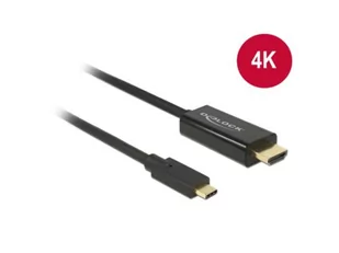 Delock Kabel USB-C > M/M 2m tryb alternatywny DP 4K 30Hz czarny 85259 - Kable USB - miniaturka - grafika 3