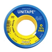 Akcesoria do lutowania - UNIPAK TAŚMA TEFLONOWA UNITAPE 13,2 M TAŚMA TEFLONOWA UNITAPE 13,2M - miniaturka - grafika 1