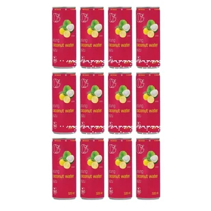 Quality Food Woda kokosowa z puree z yuzu Zestaw 12 x 320 ml - żywność - Woda - miniaturka - grafika 1