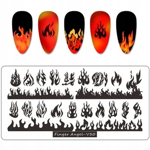 Blaszka Płytka do Stempli do zdobienia Paznokci - Ozdoby do paznokci - miniaturka - grafika 45