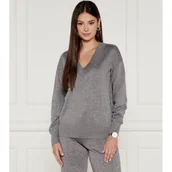 Swetry damskie - Joop! Wełniany sweter | Loose fit - miniaturka - grafika 1