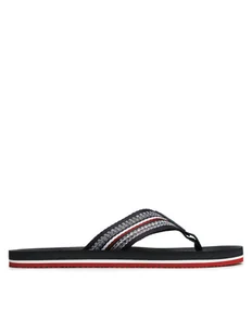 Tommy Hilfiger Japonki Comfort Corporate Beach Sandal FM0FM04616 Granatowy - Klapki i japonki męskie - miniaturka - grafika 1