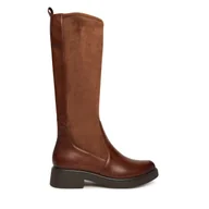 Kozaki damskie - Kozaki Caprice 9-26505-43 Brązowy - miniaturka - grafika 1