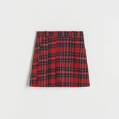 Sukienki i spódniczki dla dziewczynek - Reserved - Spódnica w kratę - wielobarwny - miniaturka - grafika 1