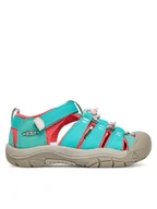 Buty dla dziewczynek - Keen Sandały Newport H2 1030792 Zielony - miniaturka - grafika 1
