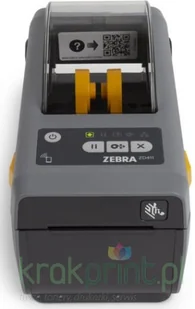 Zebra ZD411d, 8 dots/mm, 203 dpi, RTC, EPLII, ZPLII, USB, USB Host, BT ZD4A022-D0EM00EZ - Drukarki kart i etykiet - miniaturka - grafika 1