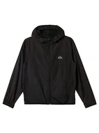Kurtki i płaszcze dla chłopców - Quiksilver wiatroszczelna czarna 8 - miniaturka - grafika 1