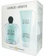 Wody i perfumy damskie - Giorgio Armani Acqua Di Gioia 100ml woda perfumowana + 75ml nawilżający perfumowany balsam do ciała [W] ZESTAW - miniaturka - grafika 1