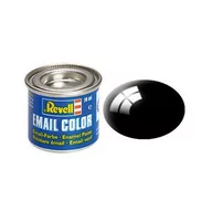 Akcesoria i części modelarskie - Revell Farba Email Color 07 Black Gloss 14ml - miniaturka - grafika 1