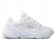 Buty sportowe damskie - Buty Damskie Fila FFW004510004 Collene wmn Białe 41 - miniaturka - grafika 1