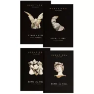 Literatura obyczajowa - Pakiet Trylogia Hell. Wydanie premium: Start a Fire. Runda pierwsza, Start a Fire. Runda druga, Burn the Hell. Runda trzecia, Burn the Hell. Runda czwarta - miniaturka - grafika 1
