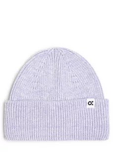 Opus - Damska czapka beanie, zielony|biały - Czapki damskie - miniaturka - grafika 1