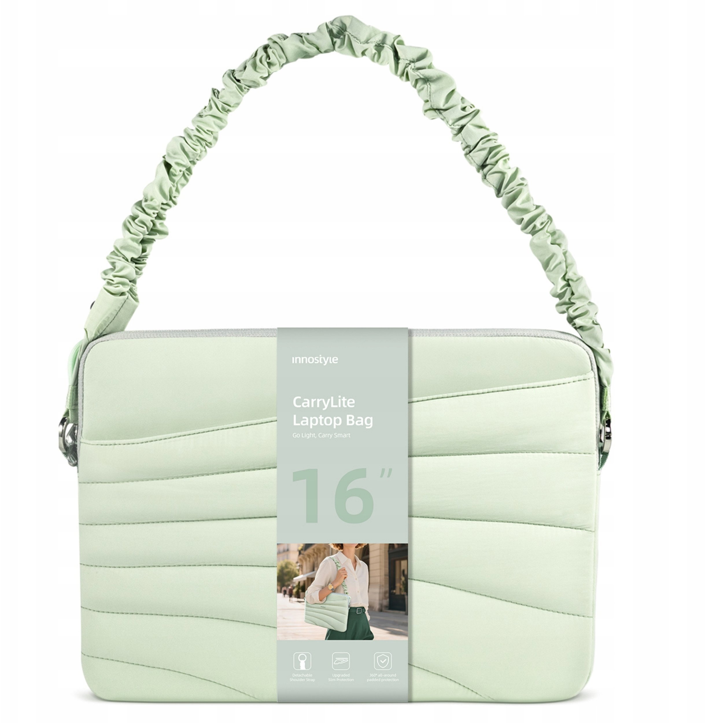 Torba Innostyle INNOSTYLE TORBA NA LAPTOPA 15 6 16 WODOODPORNA CARRYLITE ELASTIC STRAP