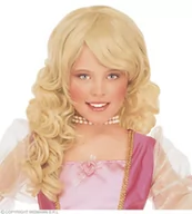 Stroje karnawałowe - Widmann Andreas b6291  dziecko peruka księżniczka, blond PE905 - miniaturka - grafika 1
