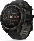 Smartwatch - Garmin Fenix 8 47mm Sapphire Carbon Grey z czarno-szarym paskiem - miniaturka - grafika 1