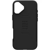 Etui i futerały do telefonów - UAG Civilian Magsafe do iPhone 16 Plus black - miniaturka - grafika 1
