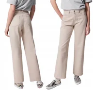 Legginsy - Jeansy straight z prostymi nogawkami damskie Outhorn OTHWSS24TTROF723-12S Biały - miniaturka - grafika 1