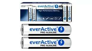 Bateria alkaliczna LR03 AAA 1,5V everActive Pro Alkaline PUDEŁKO 40szt. - Akcesoria fotograficzne - miniaturka - grafika 1