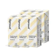 Soki i napoje niegazowane - Sproud Napój roślinny z białka grochu o smaku waniliowym zestaw 6 x 1 l - miniaturka - grafika 1