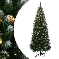 Choinki - vidaXL Sztuczna choinka, 300 lampek LED, 240 cm - miniaturka - grafika 1