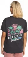 Koszulki i topy damskie - t-shirt damski BILLABONG TRIXIE TEE Off Black - OFB - miniaturka - grafika 1