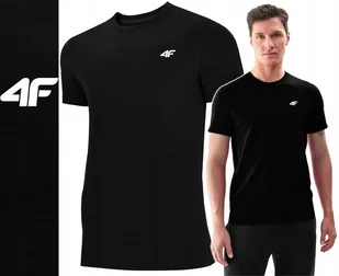 Koszulka Męska 4f T-shirt Bawełniany Podkoszulek Sportowy Co Dzień 3095 M - Koszulki męskie - miniaturka - grafika 1