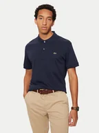 Koszulki męskie - Lacoste Polo DH2050 Granatowy Regular Fit - miniaturka - grafika 1