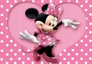 PUZZLE Myszka Minnie Miki A3 252 el z Nadrukiem + IMIĘ Pudełko - Puzzle - miniaturka - grafika 1