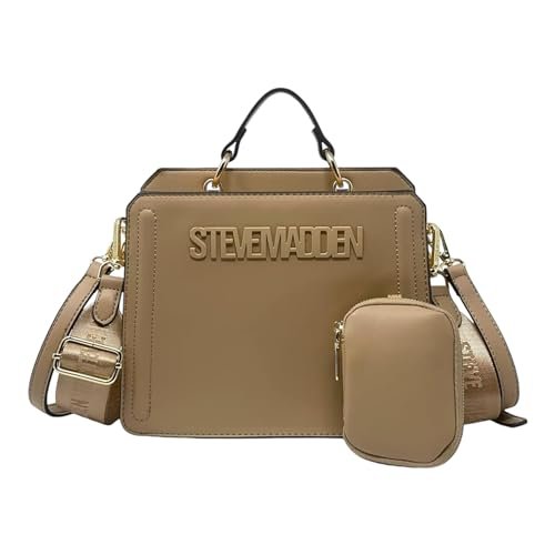 Steve Madden Bevelyn damska torba na ramię, jeden rozmiar, Wielbłądzi, Rozmiar Uniwersalny
