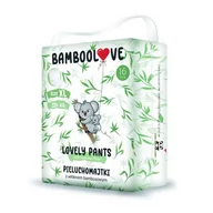 Pieluchy - BAMBOOLOVE PIELUCHOMAJTKI Z WŁÓKNEM BAMBUSOWYM ROZMIAR XL 12+ kg (16 szt.) - - miniaturka - grafika 1