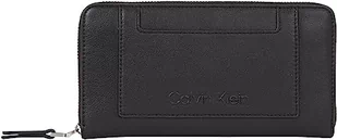 Calvin Klein Damski zestaw Ck z zamkiem błyskawicznym wokół dużych portfeli, Ck czarny, Rozmiar Uniwersalny - Portfele - miniaturka - grafika 1