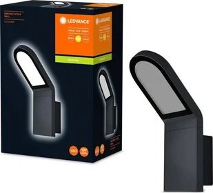 Ledvance Lampa Kinkiet Ogrodowy LED 12 W Czarny - Lampy ogrodowe - miniaturka - grafika 1