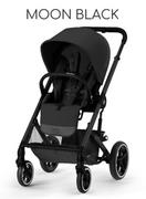 Wózki dziecięce - CYBEX BALIOS S LUX BLACK FRAME Moon Black - miniaturka - grafika 1