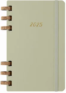Kalendarz Moleskine tygodniowy/miesięczny na spirali 12M L, zielony 2024 - Kalendarze - miniaturka - grafika 1