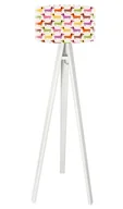 Lampy stojące - Macodesign Lampa podłogowa Kolorowe jamniki tripod-foto-273p-w, 60 W - miniaturka - grafika 1